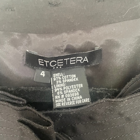 Etcetera Jackie-O Black Womens Jacket Ruffle Neck Buttons Retro Cuff Detai… - Picture 2 of 3